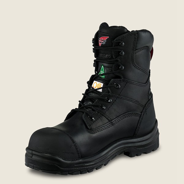 Red Wing Safety Bot Erkek - King Toe® - 8-Inch Waterproof Csa Toe - Siyah - 90IGXJZRO